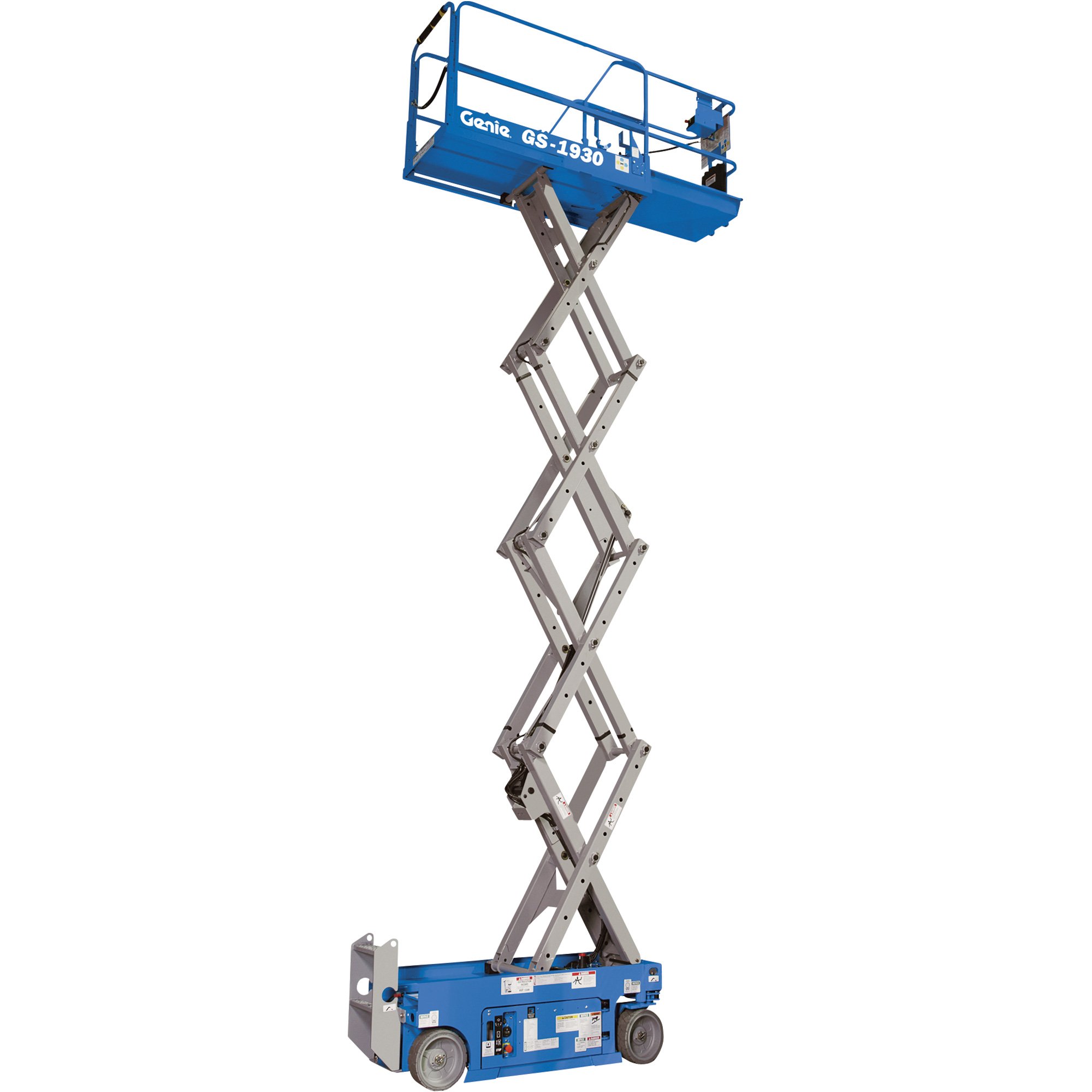 Genie Self-Propelled Scissor Lift Aerial Work Platform — 19ft. Lift, 500-Lb. Capacity, Model# GS-1930